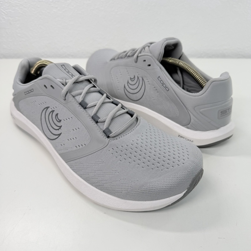 Topo Athletic Men's ST-5 Running Shoes (Grey/White) Size 10.5 US 44.5 EU